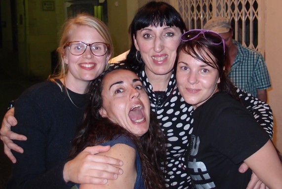 Rossy de Palma afilm students