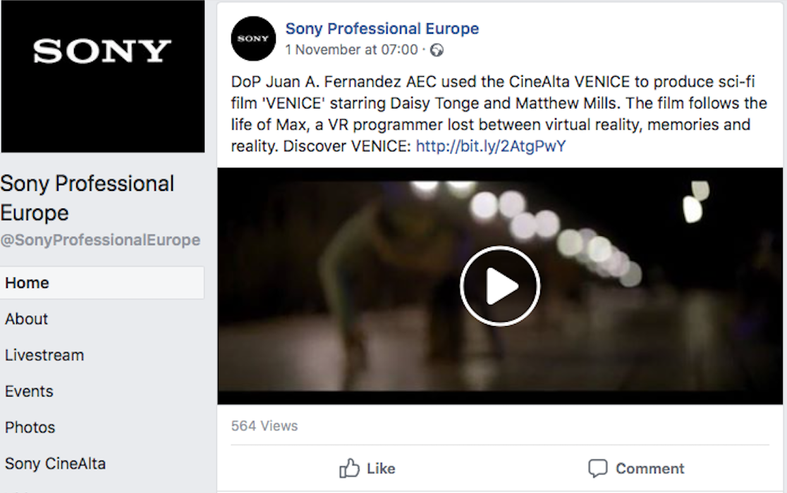Afilm Sony Professional Europe